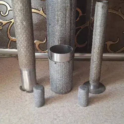 سر شعله فایبر متال استوانه ای انواع سر شعله فایبر متال برای مشعل های پبیش مخلوط تشعشعی